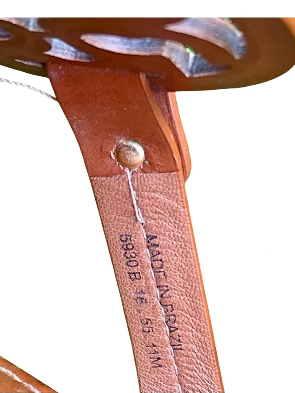 Authentic Tory Burch Miller Sandals – Classic Tan Leather – Size 11M